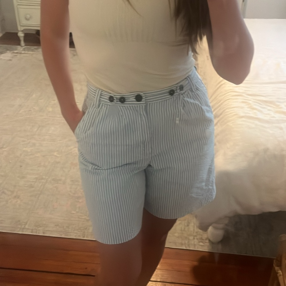 Vintage Seersucker Shorts- 2P